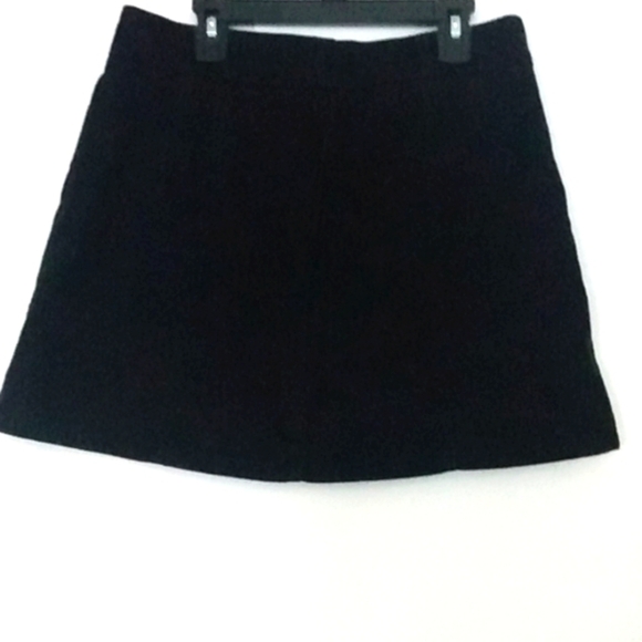 BDG URBAN OUTFITTERS BLACK CORDUROY BUTTON FRONT MINI SKIRT SIZE MEDIUM - Picture 4 of 9